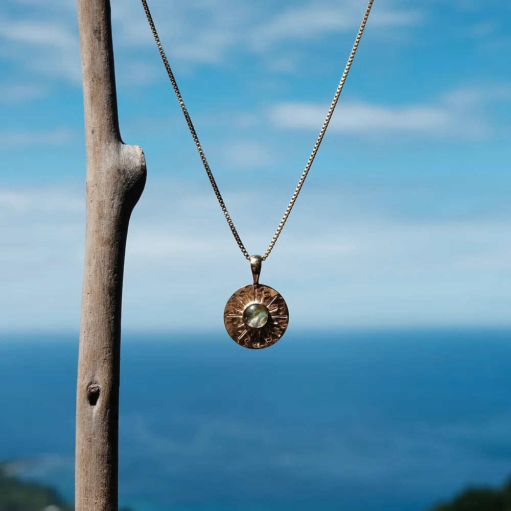 NEW 24K Gold Vermeil SHINE BRIGHT Ocean Droplet Necklace