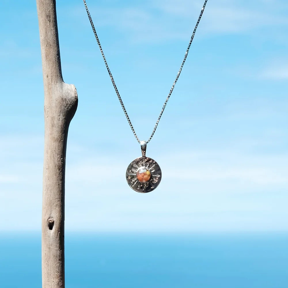 NEW Sterling Silver SHINE BRIGHT Ocean Droplet Necklace